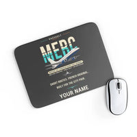 Thumbnail for Dassault Mercure 100 - Original + Name - Mouse Pad - Black