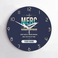 Thumbnail for Dassault Mercure 100 - Original + Name - No Frame - Navy Blue