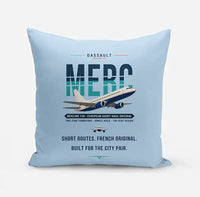Thumbnail for Dassault Mercure 100 - Original - Pillow - Light Blue