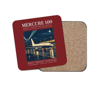 Thumbnail for Dassault Mercure 100 - Poster - Coaster - Dark Red