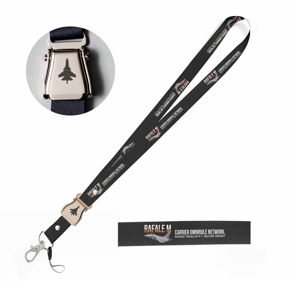 Dassault Rafale M F4.1 seat belt lanyard - black