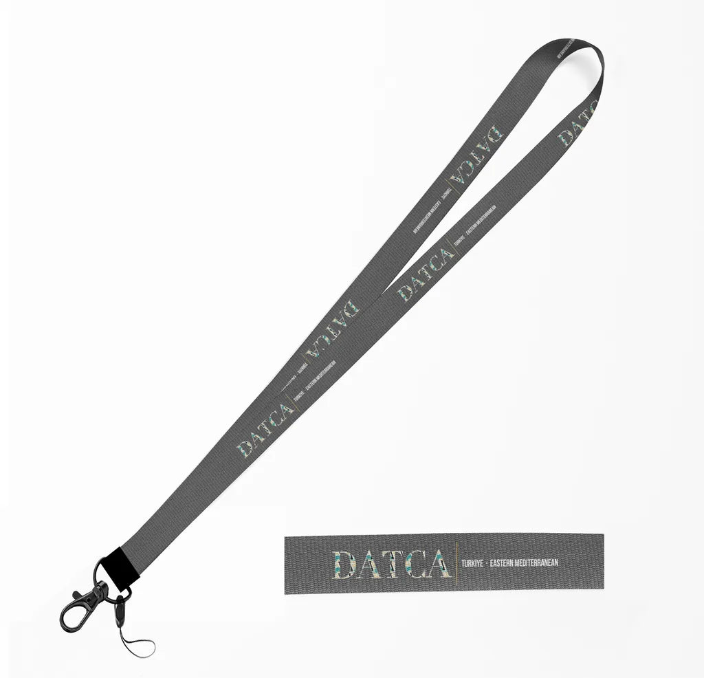 Datca City Series lanyard - gray