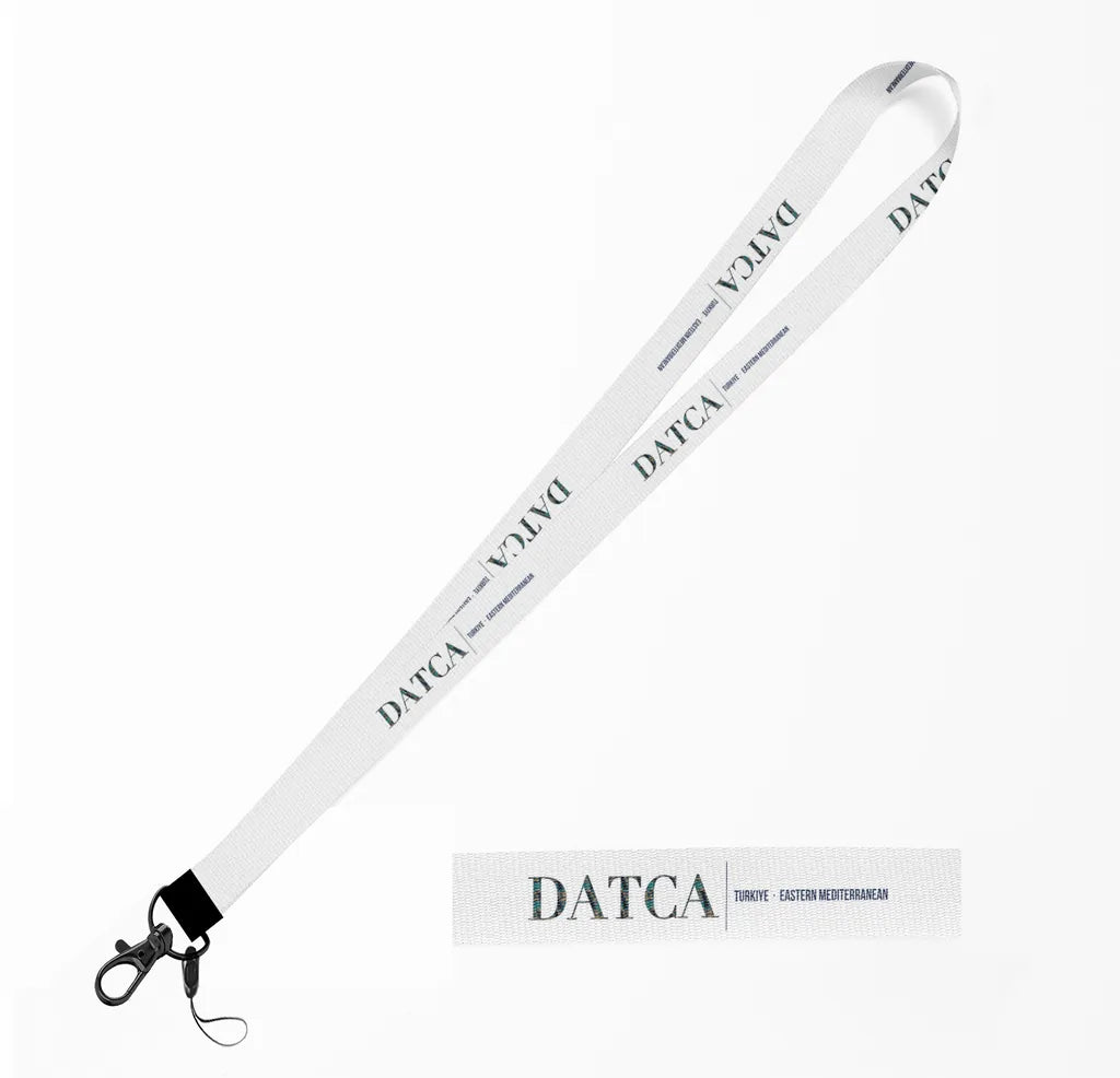 Datca City Series lanyard - white