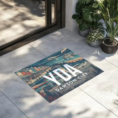 Dawson City Airport (YDA) door mat