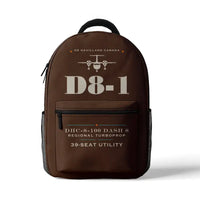 Thumbnail for De Havilland Canada DHC-8-100 Dash 8 - 3D Backpack - Heritage - Brown
