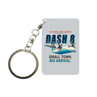 Thumbnail for De Havilland Canada DHC-8-100 Dash 8 - Cartoon - Key Chain - Light Gray