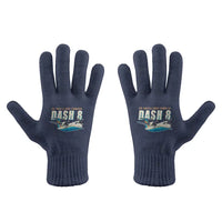Thumbnail for De Havilland Canada DHC-8-100 Dash 8 - Gloves - Full - Cartoon - Navy Blue