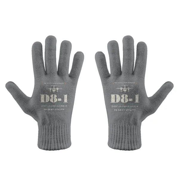 De Havilland Canada DHC-8-100 Dash 8 - Gloves - Full - Heritage - Gray