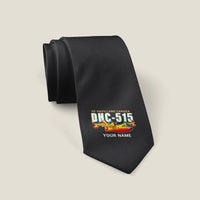 Thumbnail for De Havilland Canadair 515 - Cartoon + Name - Tie - Black