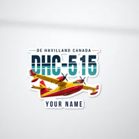 Thumbnail for De Havilland Canadair 515 - Original Die-Cut + Name - Die-Cut - White Car