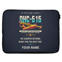 Thumbnail for De Havilland Canadair 515 - Original + Name - Laptop Sleeve