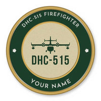 Thumbnail for De Havilland Canadair 515 Patches - Circle + Name - Forest Gold