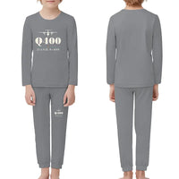Thumbnail for De Havilland Dash 8-400 - Children Pajamas - Heritage Chest - Gray