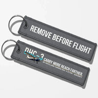 Thumbnail for De Havilland Canada DHC-3 Otter Aviator Key Chains - Gray - Remove Before Flight