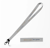 Thumbnail for Deer Lake City Series lanyard - light gray