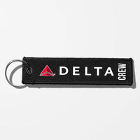 Thumbnail for Delta Air Lines Crew & Staff Tag Key Chains - Black - Crew