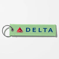 Thumbnail for Delta Air Lines Crew & Staff Tag Key Chains - Light Green
