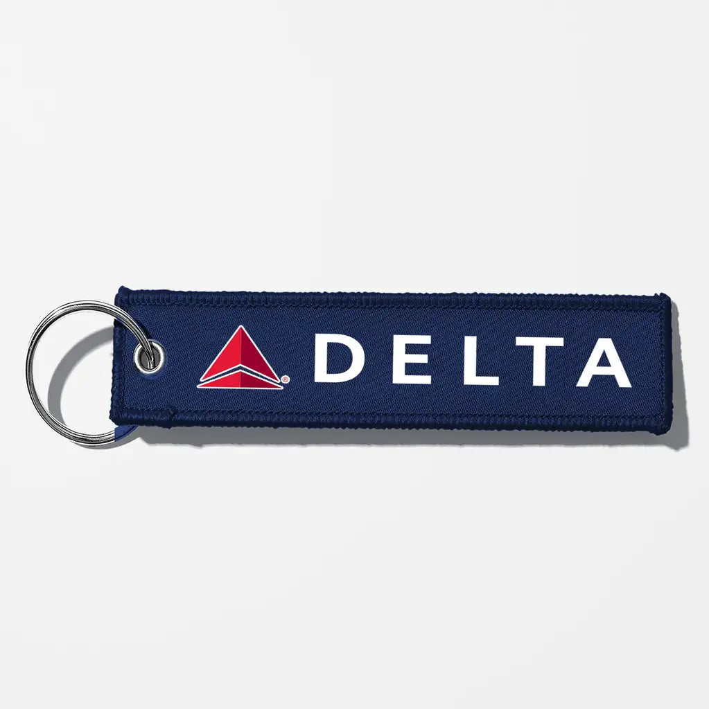 Delta Air Lines Crew & Staff Tag Key Chains - Navy Blue