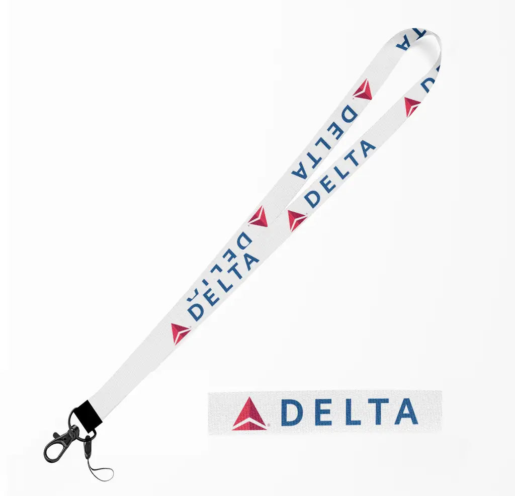 Delta Air Lines lanyard - white