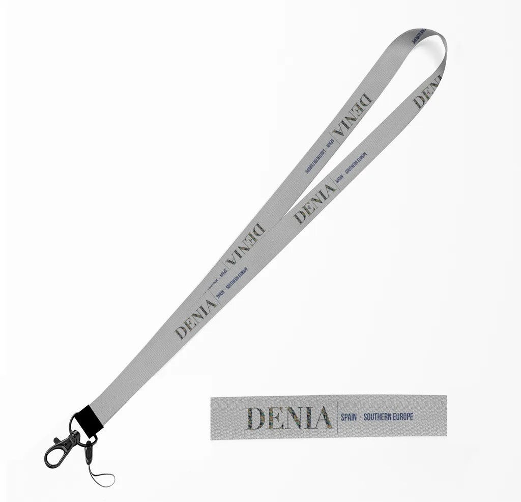 Denia City Series lanyard - light gray