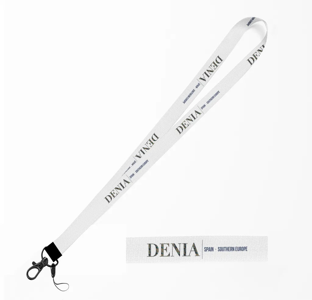 Denia City Series lanyard - white