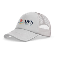Thumbnail for Denver International Airport (DEN) trucker cap - white