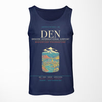 Thumbnail for Denver International Airport DEN Tank Top - Dark Blue