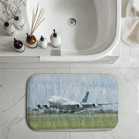 Thumbnail for Departing Airbus A380 with Original Livery Designed Bath Mats