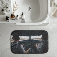 Thumbnail for Departing Aircraft's Cockpit Designed Bath Mats