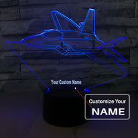 Thumbnail for Departing Amazing Fighter Jet Designed 3D Lamp