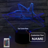 Thumbnail for Departing Amazing Fighter Jet Designed 3D Lamp