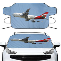 Thumbnail for Departing Qantas Boeing 747 Designed Car Windshield Snow Covers