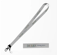 Thumbnail for Derry City Series lanyard - light gray