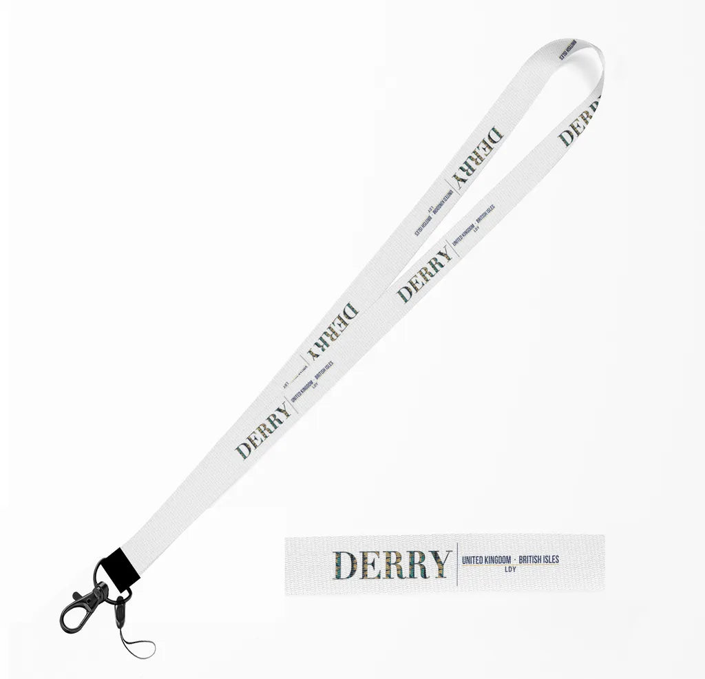 Derry City Series lanyard - white