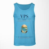Thumbnail for Destin Fort Walton Beach Airport (VPS) design on sky blue tank top
