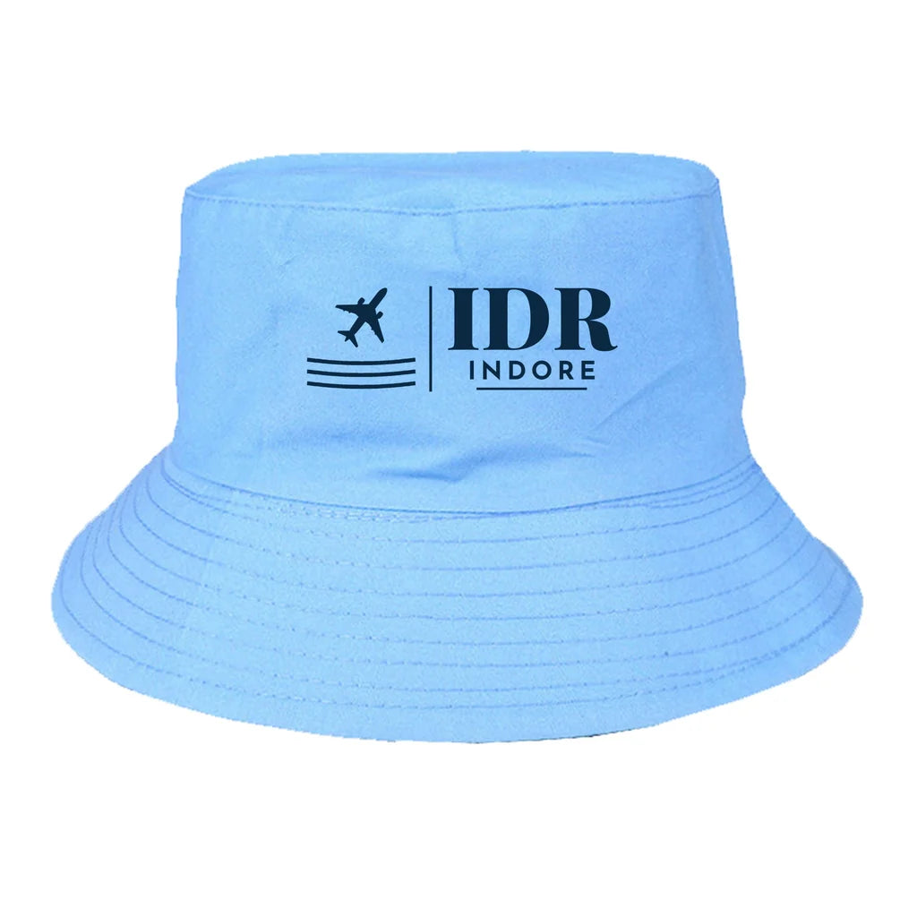 Devi Ahilya Bai Holkar Airport (IDR) summer hat - light blue