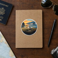 Thumbnail for Diamond DA20 - 3D + Name - Circle Sticker - Notebook