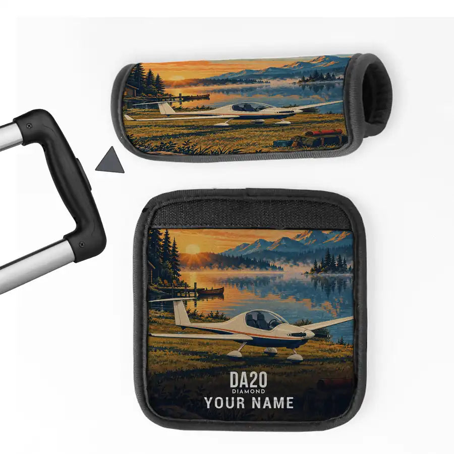 Diamond DA20 - 3D + Name - Luggage Handle Cover - Full Print
