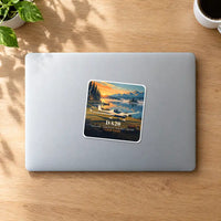 Thumbnail for Diamond DA20 - 3D + Name - Square Sticker - MacBook