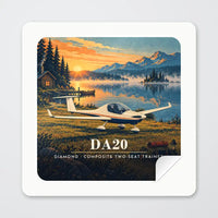 Thumbnail for Diamond DA20 - 3D - Square Sticker - Peel