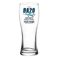 Thumbnail for Diamond DA20 - Cartoon + Name - Pilsner Beer Glass