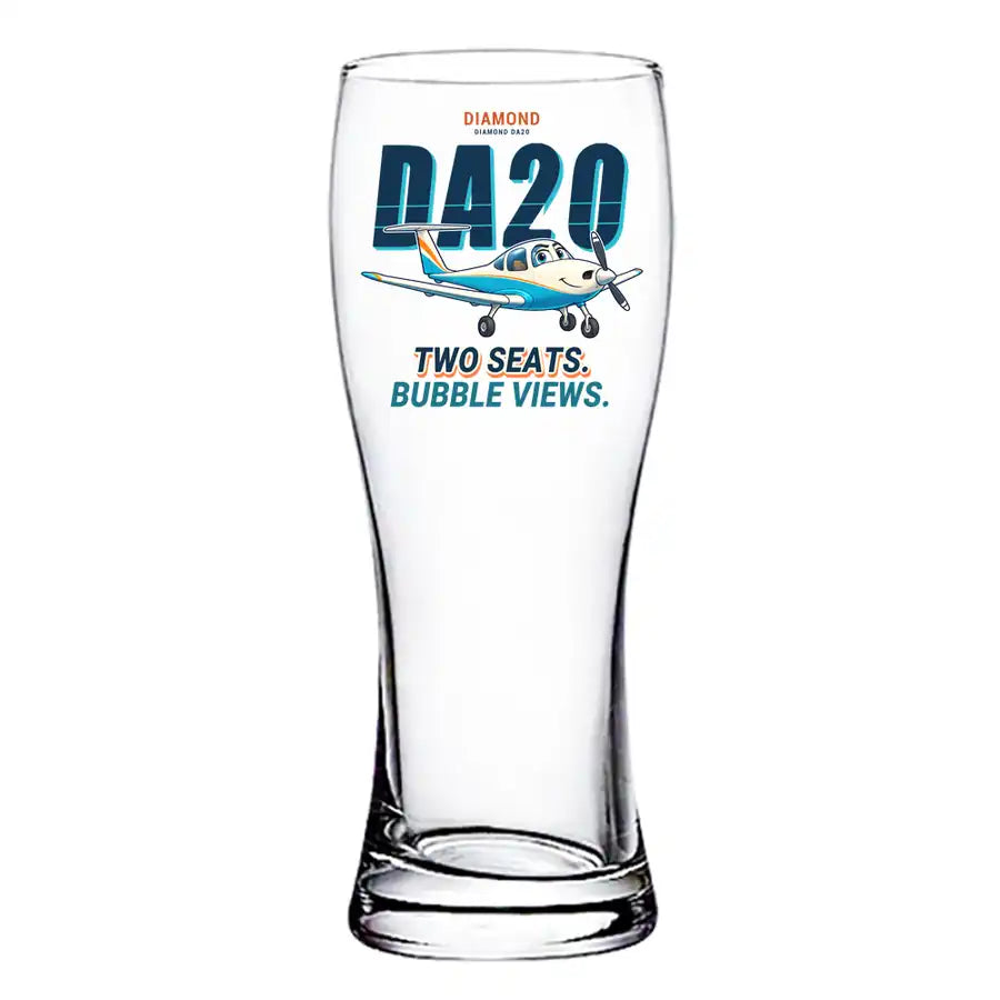 Diamond DA20 - Cartoon - Pilsner Beer Glass