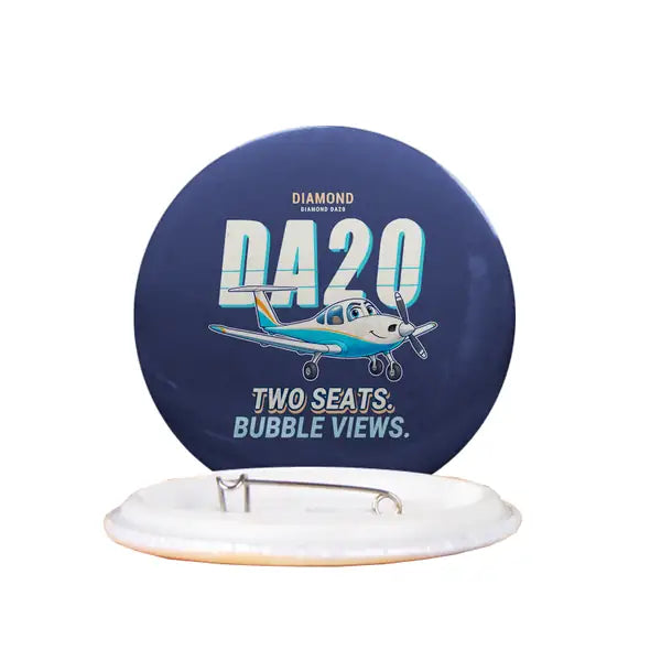 Diamond DA20 - Cartoon - Pin - Navy Blue