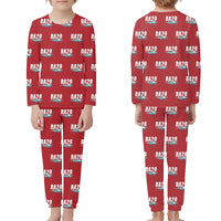 Thumbnail for Diamond DA20 - Children Pajamas - Cartoon Pattern - Red