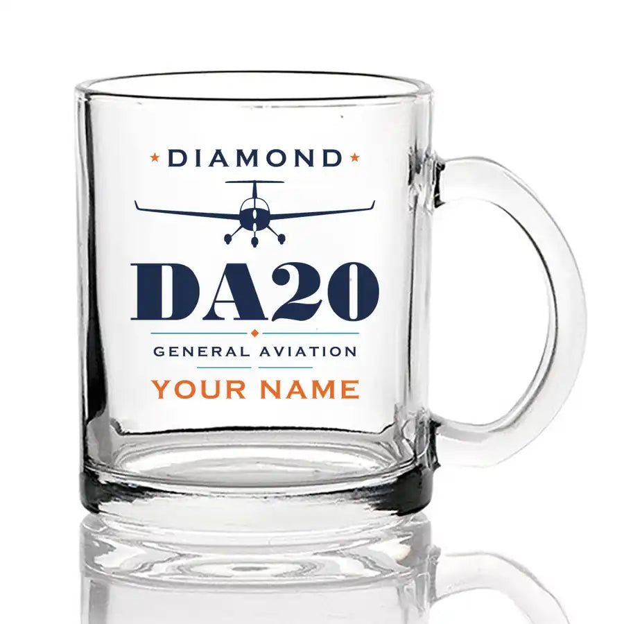 Diamond DA20 - Heritage + Name - Coffee & Tea Glass