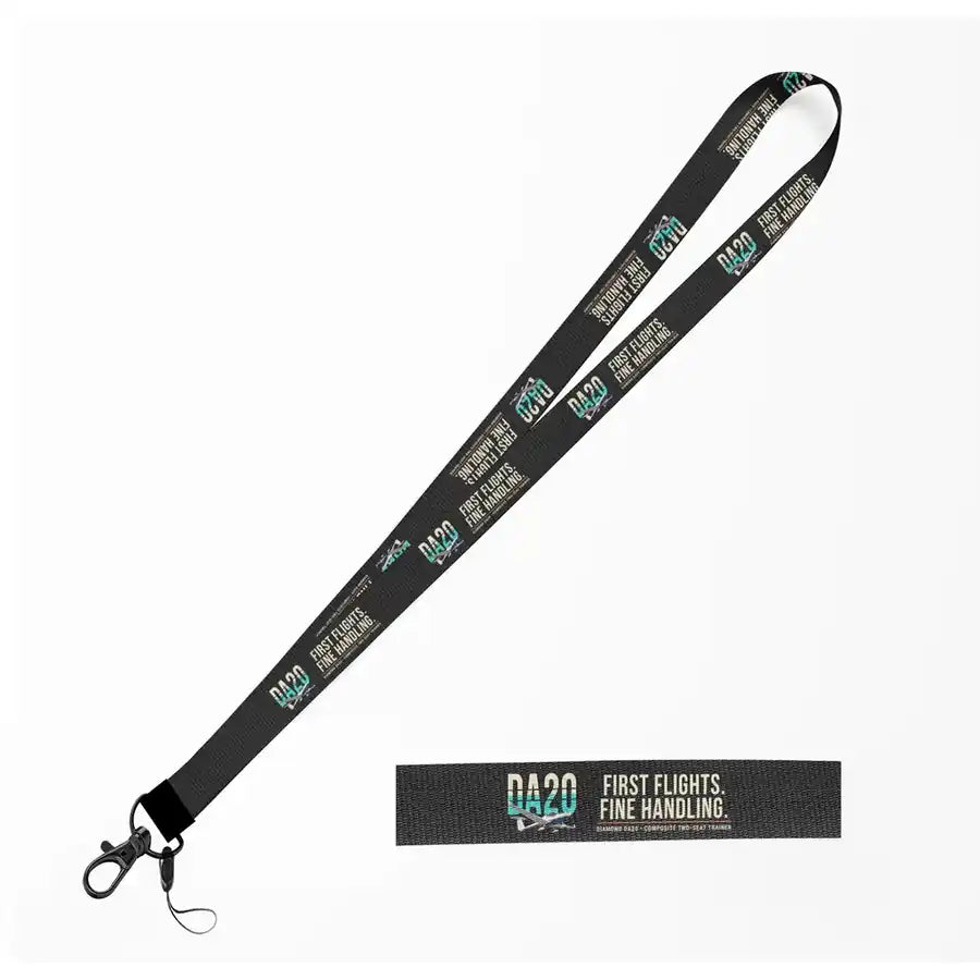 Diamond DA20 Lanyard & ID Holders lanyard - Original - Black
