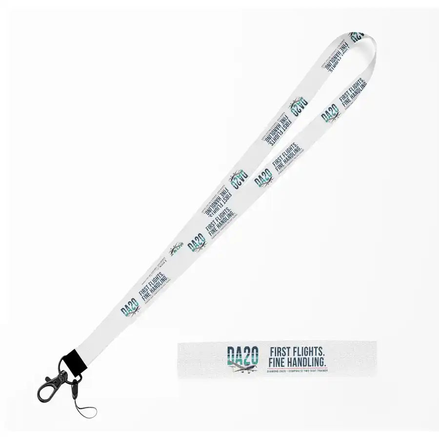 Diamond DA20 Lanyard & ID Holders lanyard - Original - White