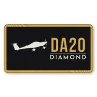Thumbnail for Diamond DA20 Patches - Rectangle - Black Gold