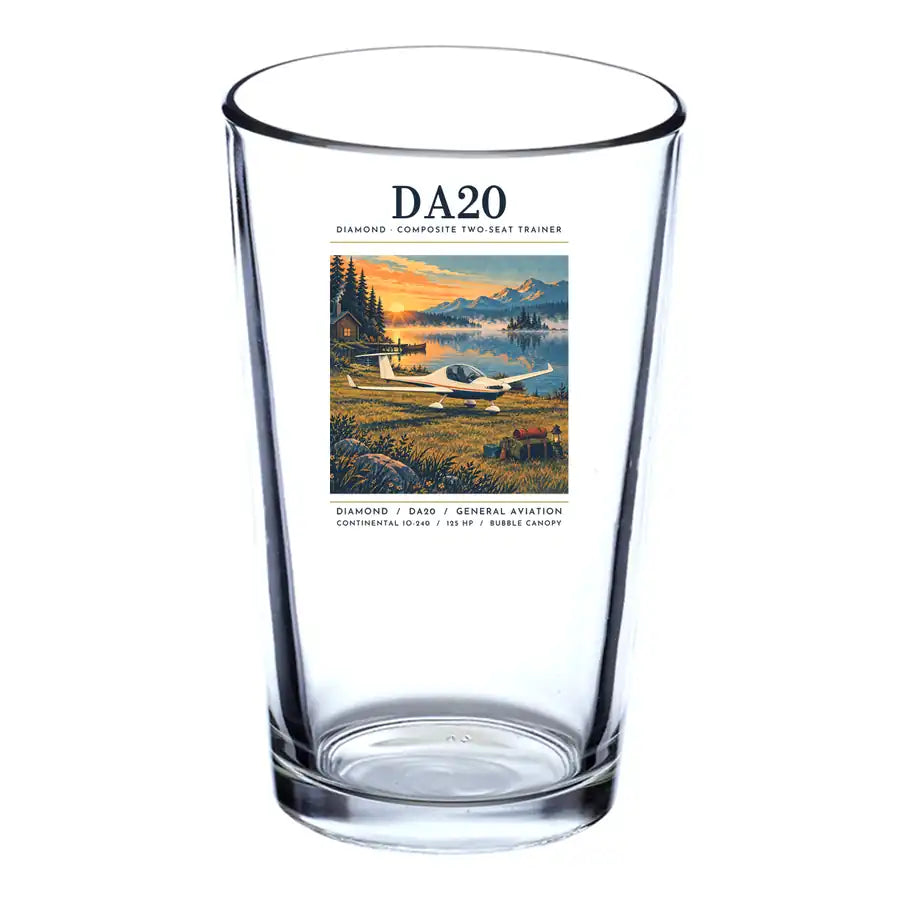Diamond DA20 - Poster - Beer & Water Glass