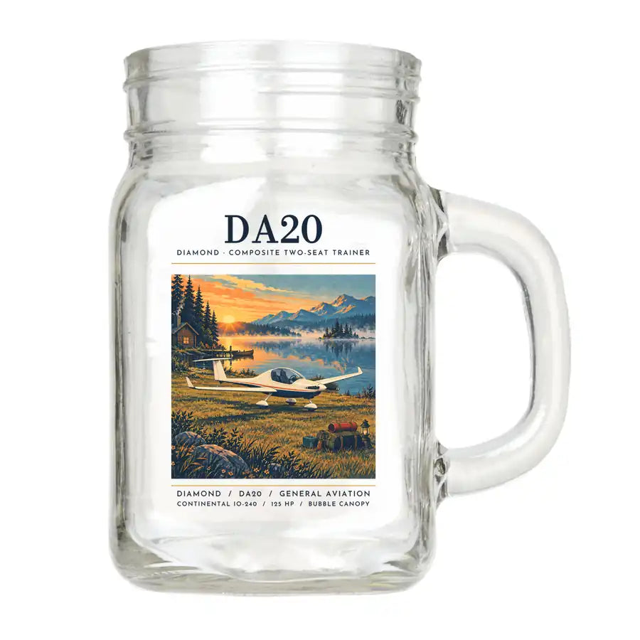 Diamond DA20 - Poster - Cocktail Glass (Mason Jar)